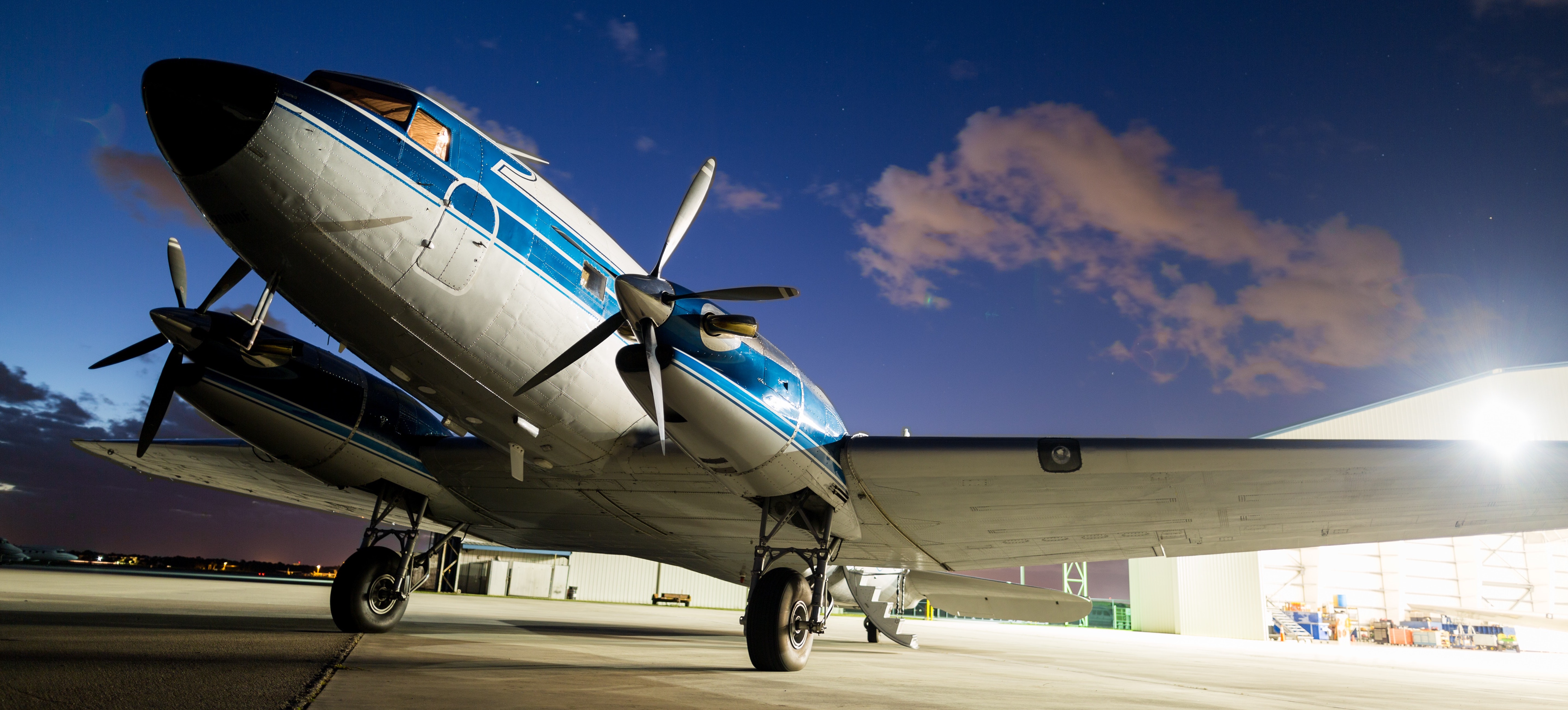 Photo of a large airplane